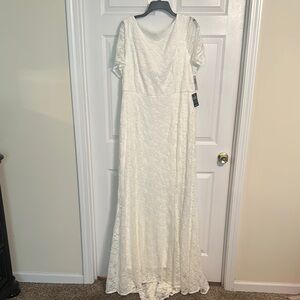 Torrid Ivory Lace Gown